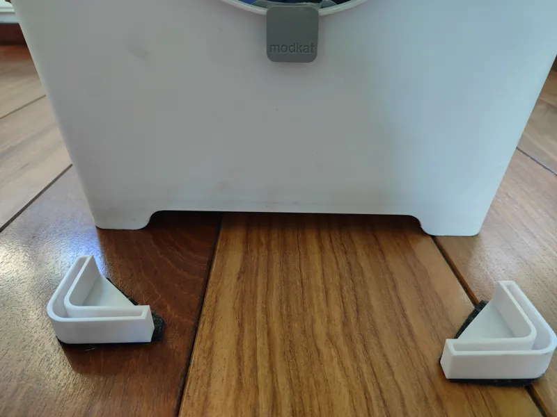 Modkat litterbox feet