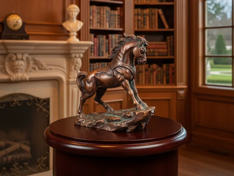 Pferdestatue / Horse Sculpture - Deko Figur