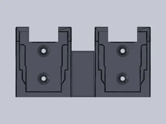 Dewalt Battery holder expandable