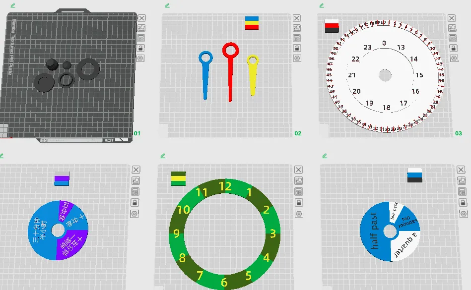 时钟教具/钟表教具/teaching clock - 免费 3D 打印模型 - MakerWorld
