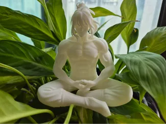 Martial Arts Decorative Figure [Qi Training] 中国武术
