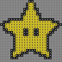 Super Mario Star Pixel Puzzle