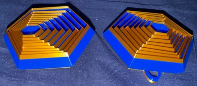 Hexagon Fidget Toy Print In Place