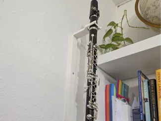 Wall Mounted Clarinet Holder