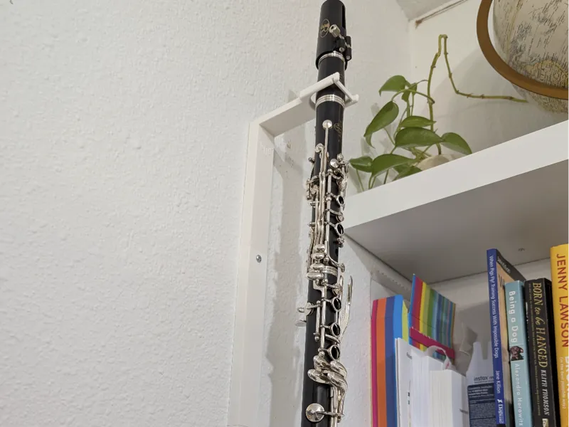 Wall Mounted Clarinet Holder
