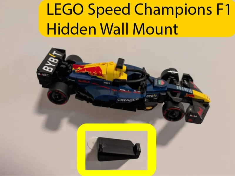 Speed Champions F1 Hidden Wall Mount