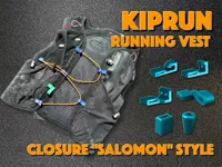 Kiprun vest - Salomon Style closure mod - all parts