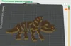 puzzle Triceratops| model 2. bigger pieces | 2 colors