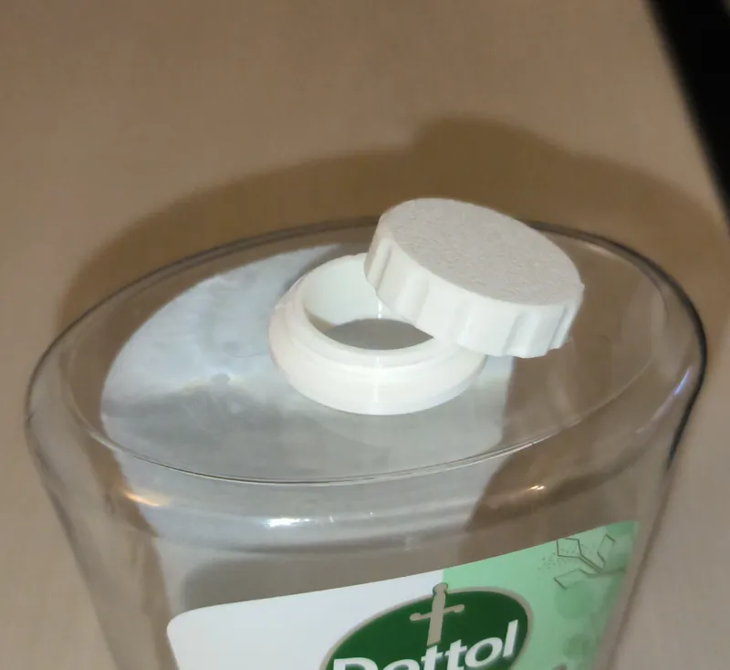 Dettol soap refill cap