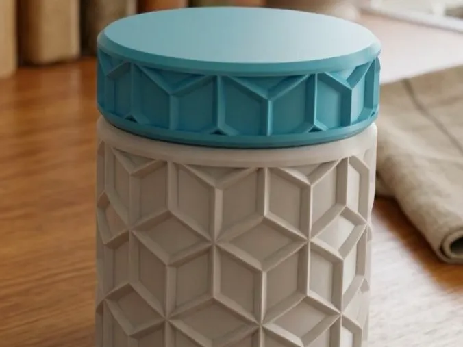 Geometric Storage Jar