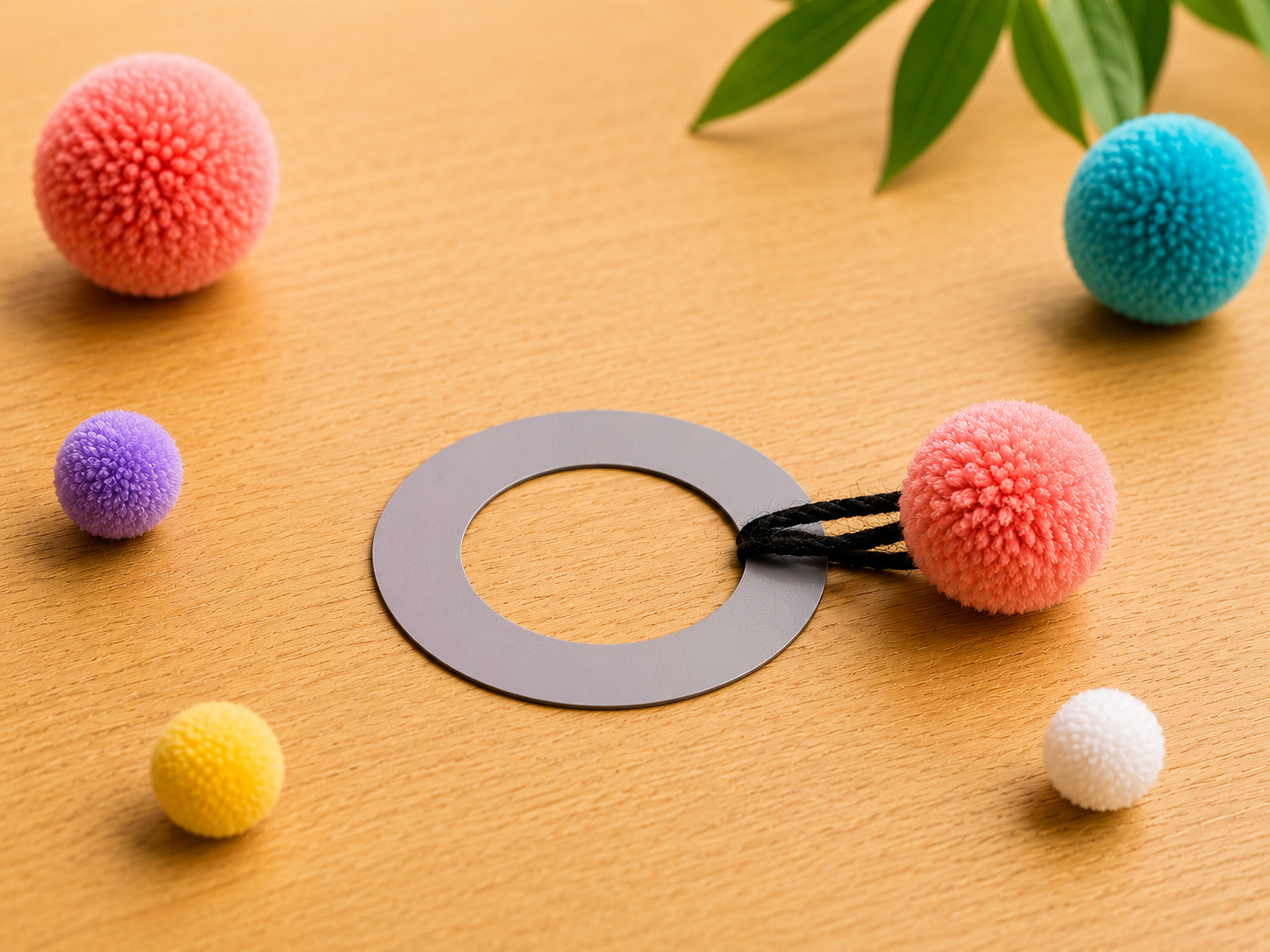Miniatura 1 do modelo 3D Pom Pom Ring