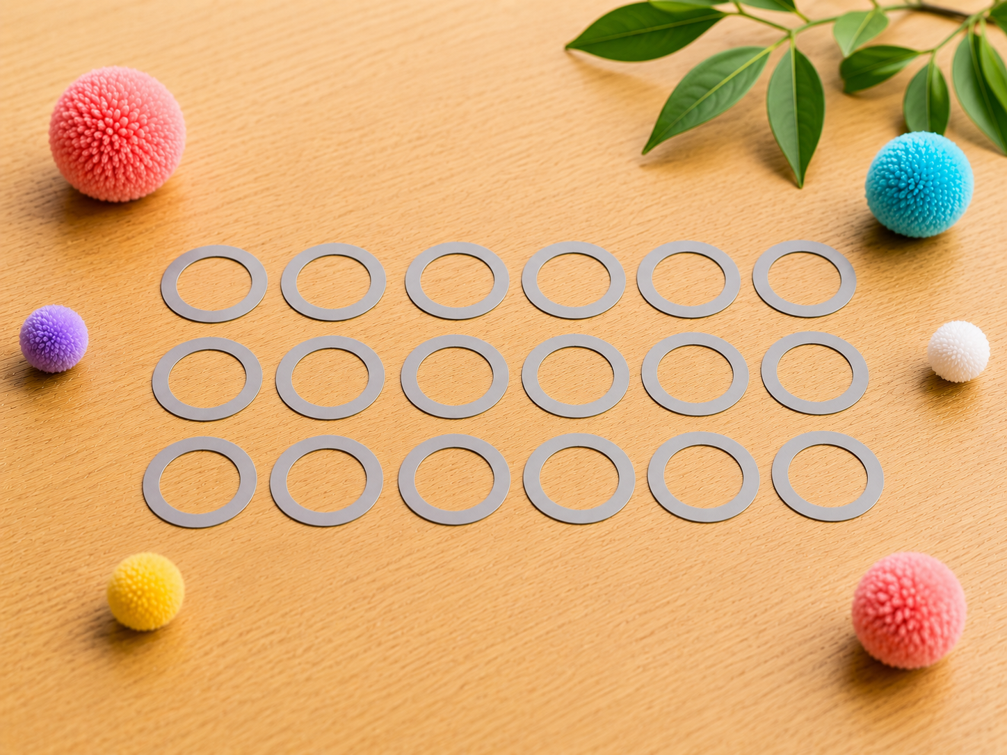 Miniatura 2 do modelo 3D Pom Pom Ring