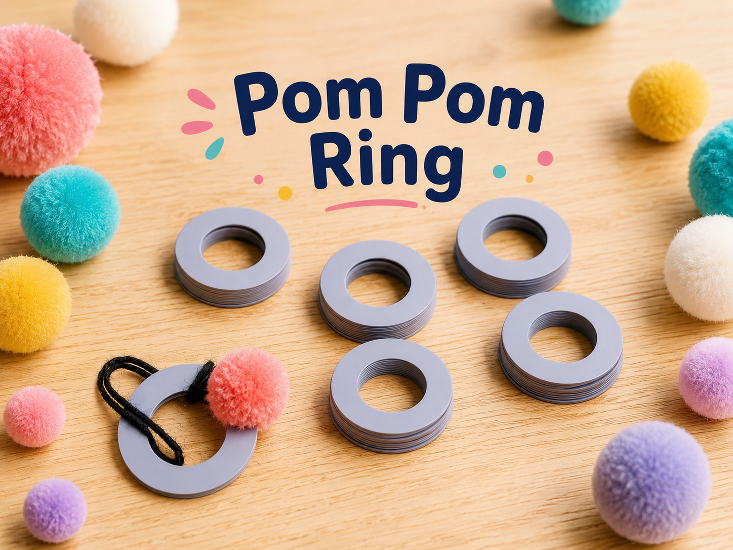 Pom Pom Ring