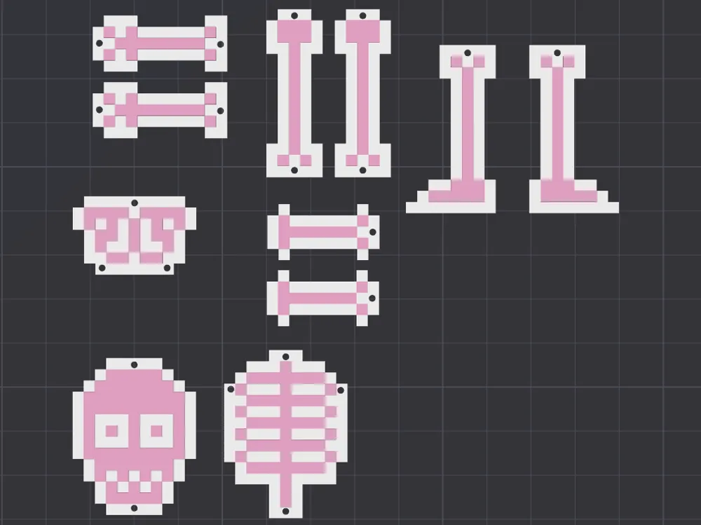 Posing skeleton - Free 3D Print Model - MakerWorld