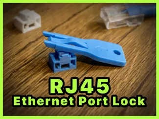 RJ45 Ethernet Port Lock v1.0