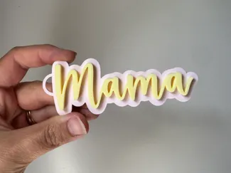 Mama Bag Tag Keychain