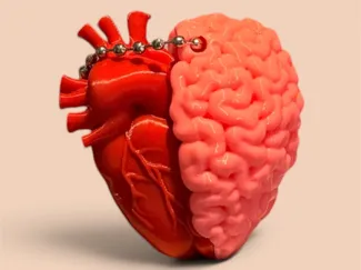 Portachiavi Cuore Cervello