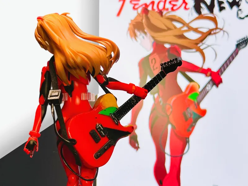 Fender 2020 EVA ASUKA TELECASTER 吉他模型