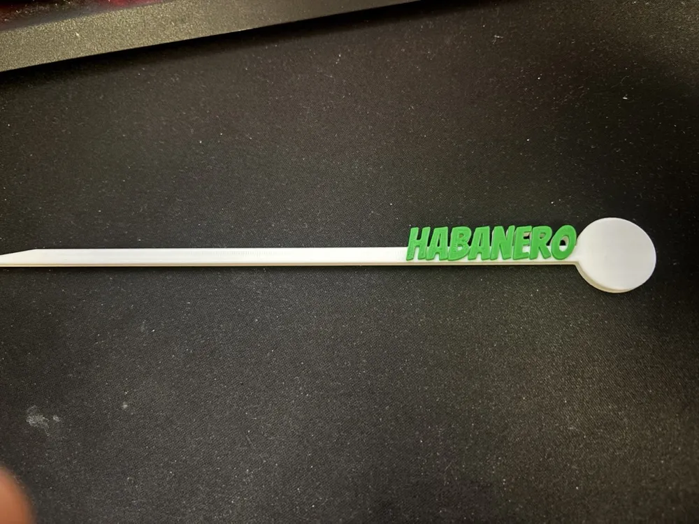 Customizable Plant Marker - Free 3D Print Model - MakerWorld