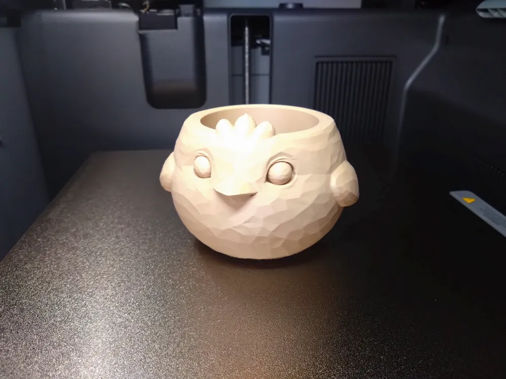 Low poly chicken planter - Free 3D Print Model - MakerWorld