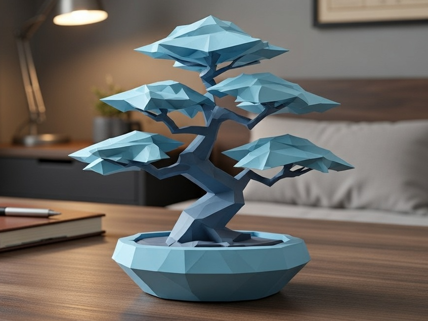 Low Poly Bonsai - Minimalistic Edition v2