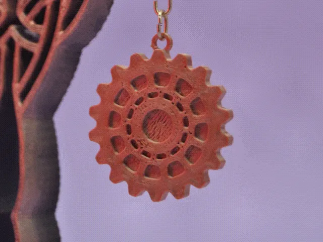 Magical earring Mandala | NFC inside view 2