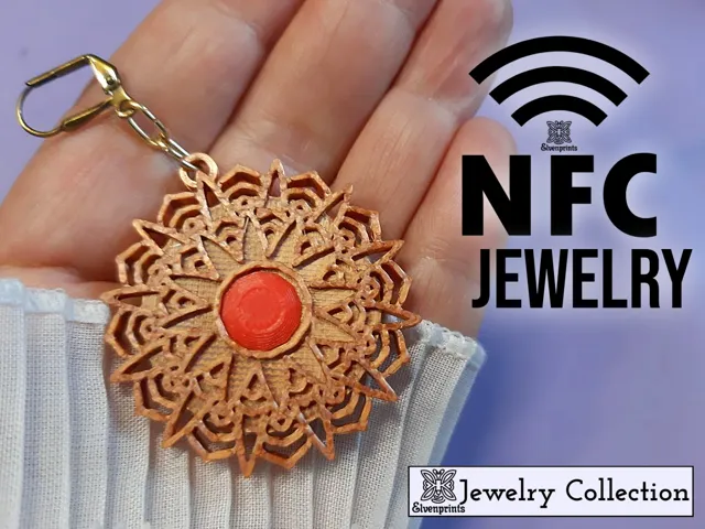 Magical earring Mandala | NFC inside