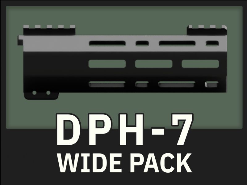DPH-7 Wide Pack | 7” Airsoft M4 Handguard