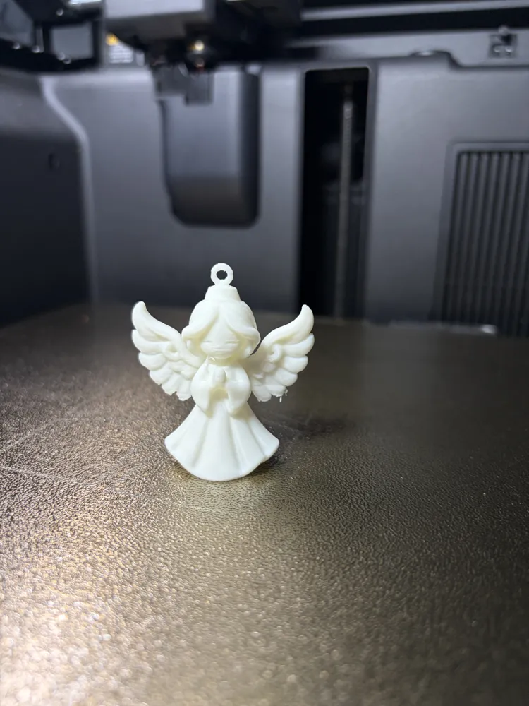 Christmas Angel Ornament – Tree Decoration - Free 3D Print Model ...