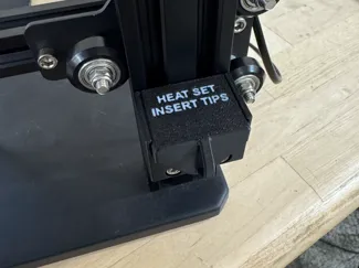 Heat Set Insert Storage with Magnetic Lid