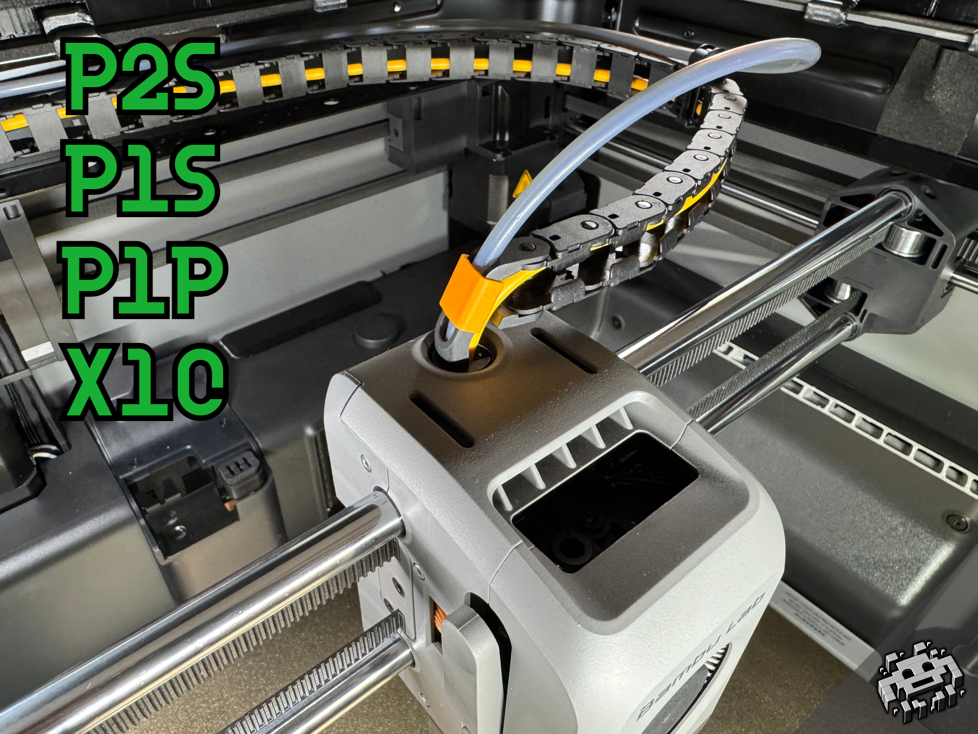 P2S/P1S/X1C PTFE Retention Clip for TPU Printing