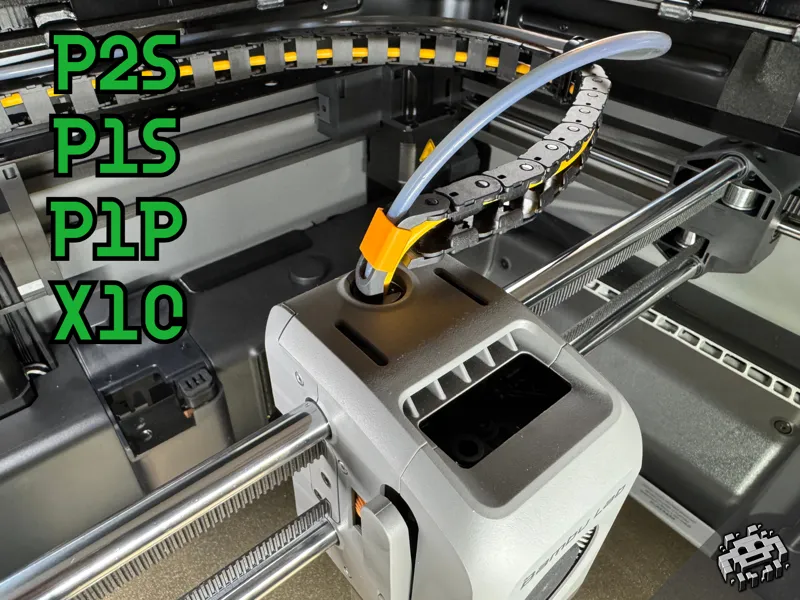 P2S/P1S/X1C PTFE Retention Clip for TPU Printing