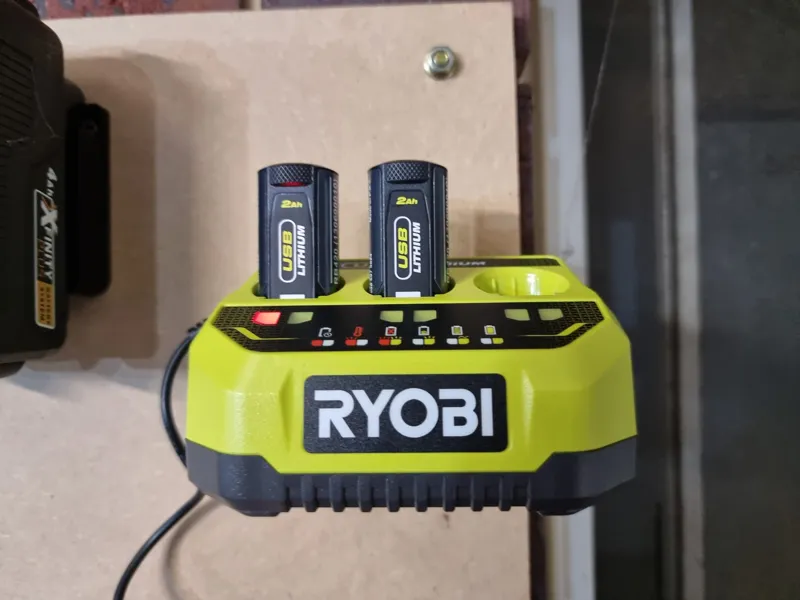 Ryobi Lithium Charger Wall Mount