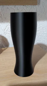 Vase forme verre à bière blanche — photo 3