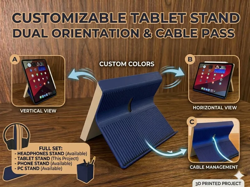 iPad Tablet desk stand