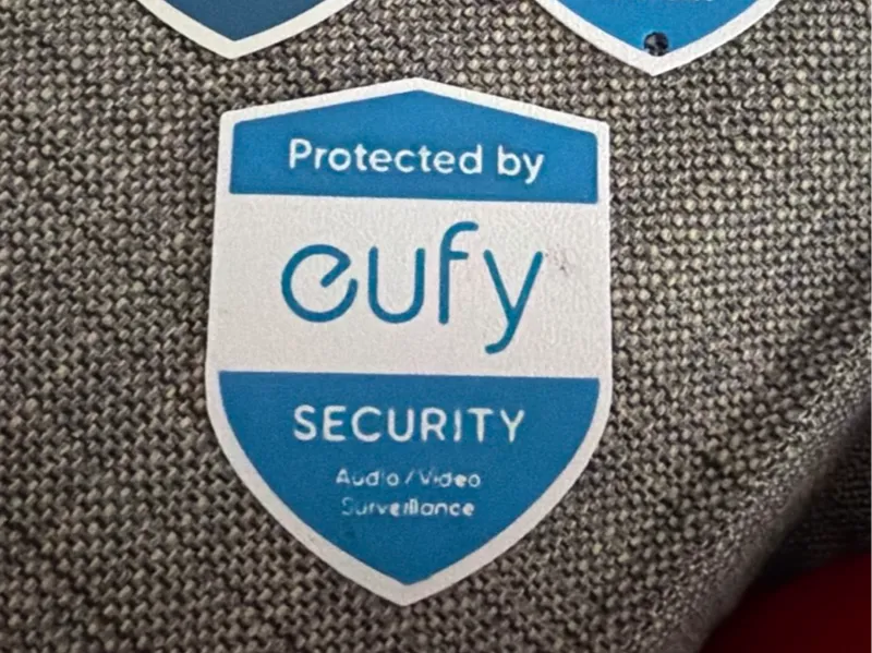Eufy Security Sign