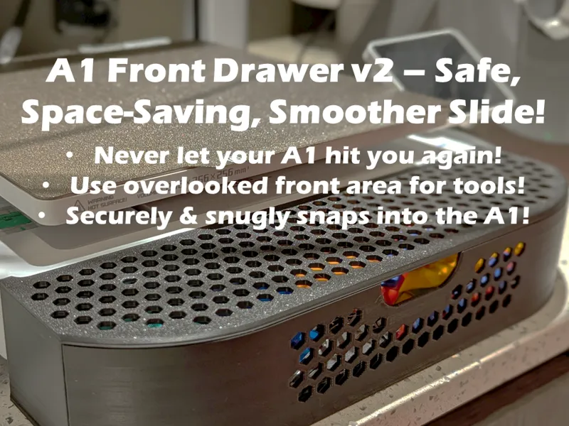 A1 Front Drawer v2 | Storage | Organizer