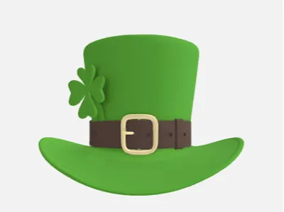 Saint Patrick's Day detailed leprechaun hat