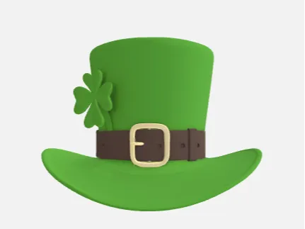 Saint Patrick's Day detailed leprechaun hat