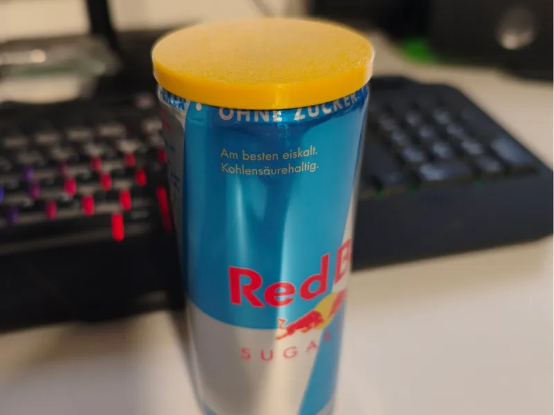 Red Bull Dosen-Deckel 250ml – einfach, schnell