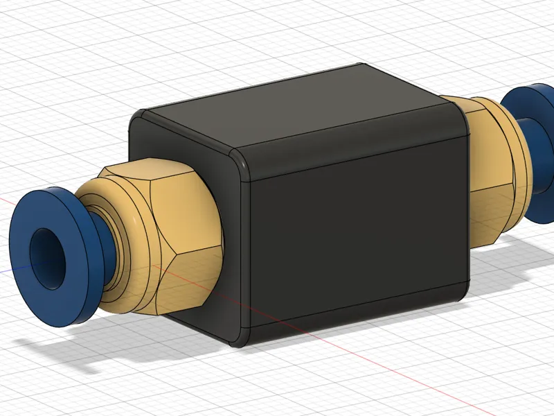 PTFE Tube coupling M10
