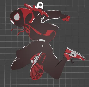 Miles morales Keychain