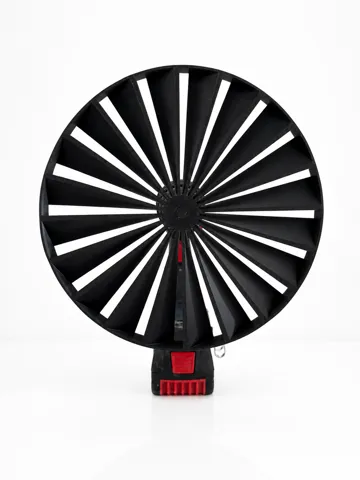 Modelo para impresión 3D: Akkuschrauber Ventilator / 230mm — vista de referencia 4
