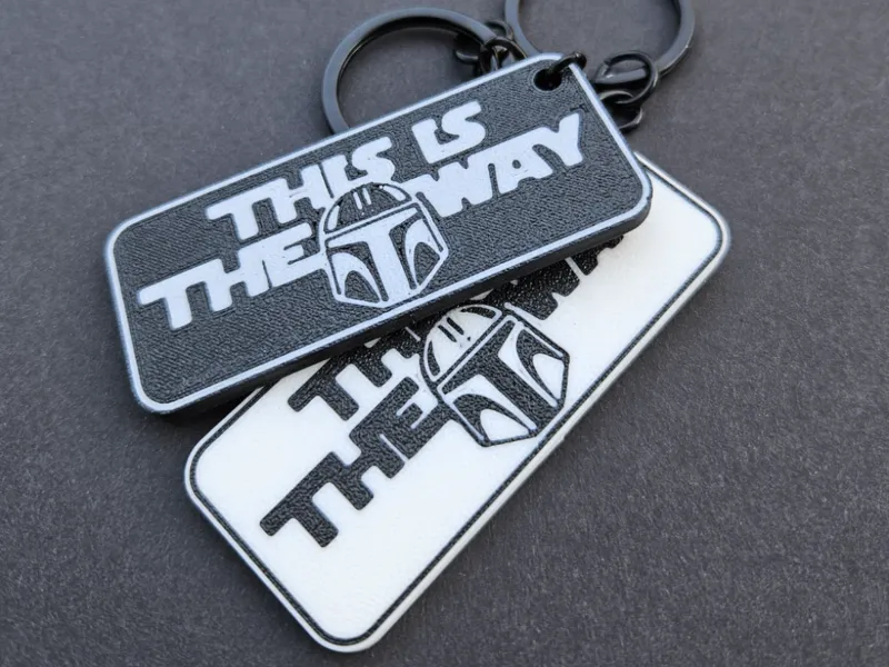 Mandalorian This is the way Keychain