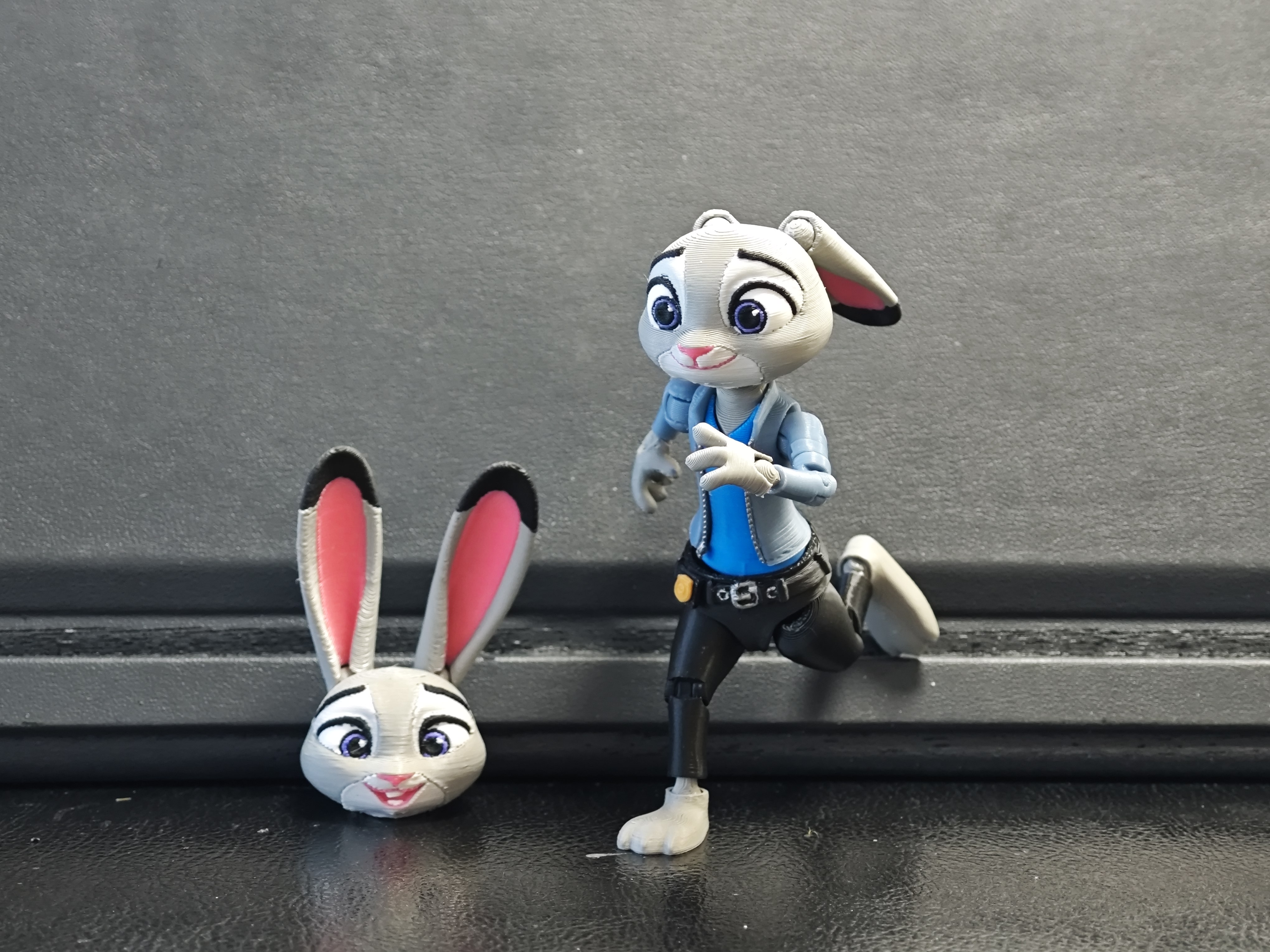 3Dプリント ズートピア2 ジュディ・ホップス 関節可動フィギュア