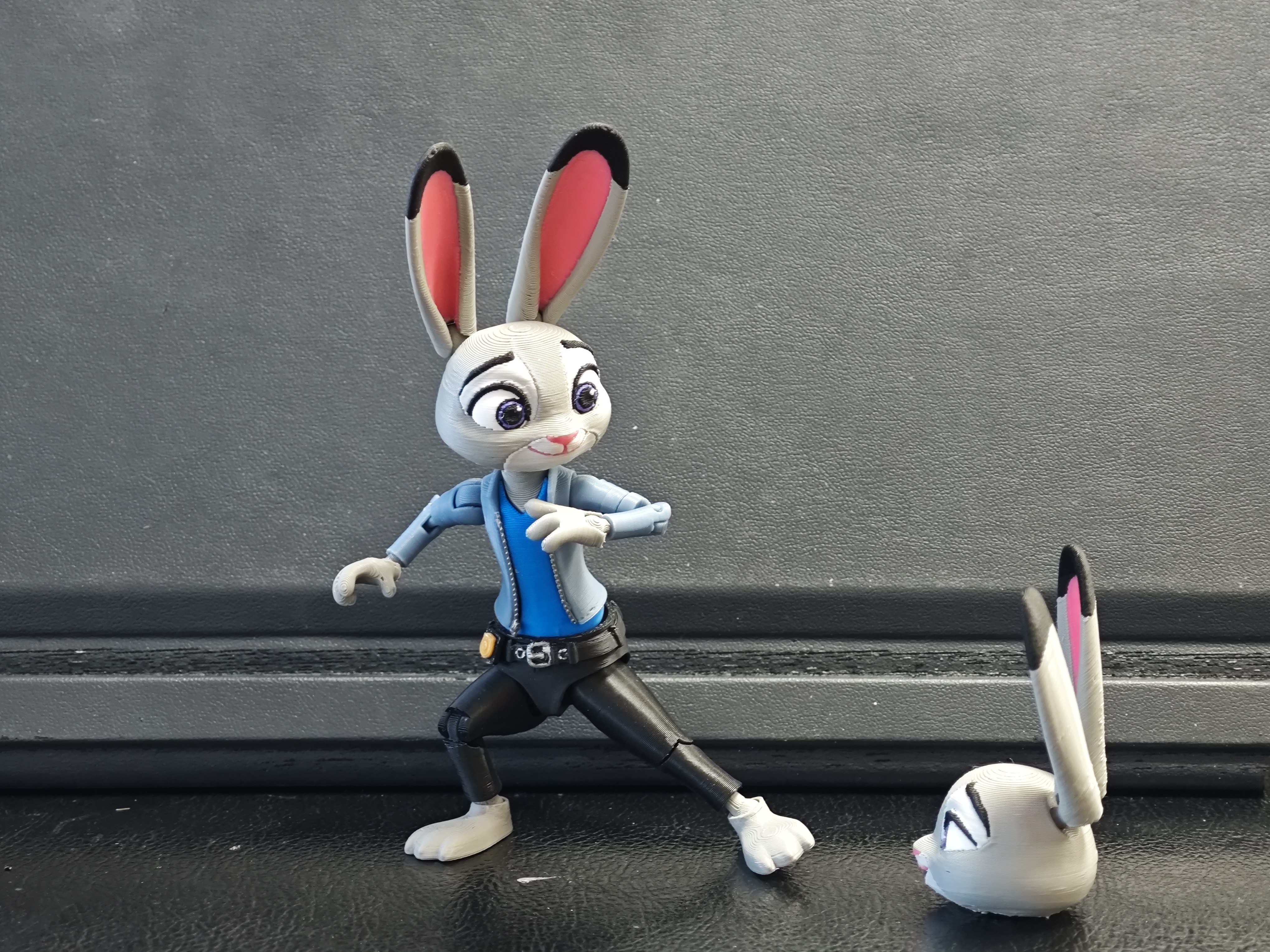 3Dプリント ズートピア2 ジュディ・ホップス 関節可動フィギュア