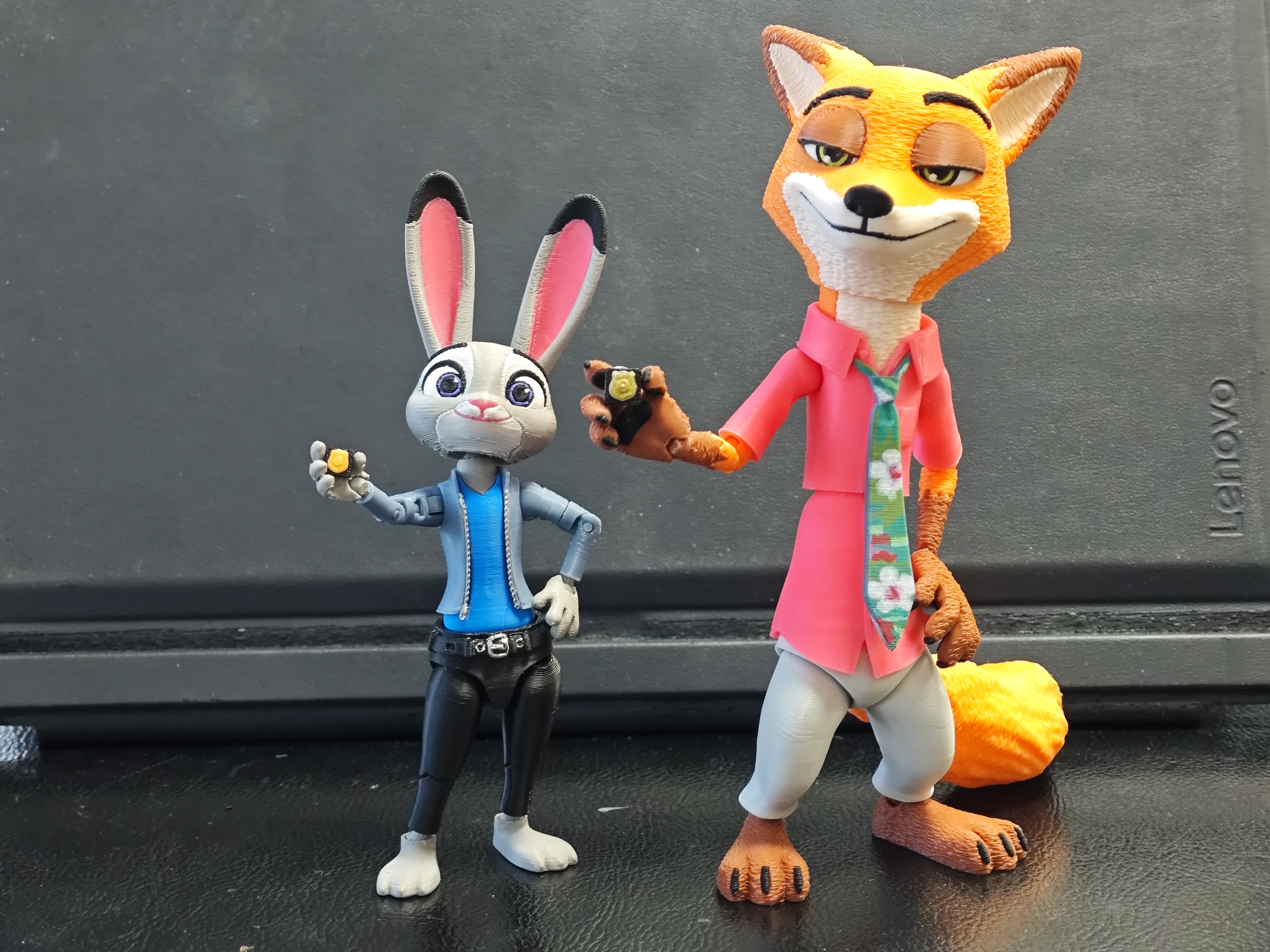 ズートピア2 ジュディ ホップス 3Dプリント ズートピア2 ジュディ・ホップス 関節可動フィギュア
