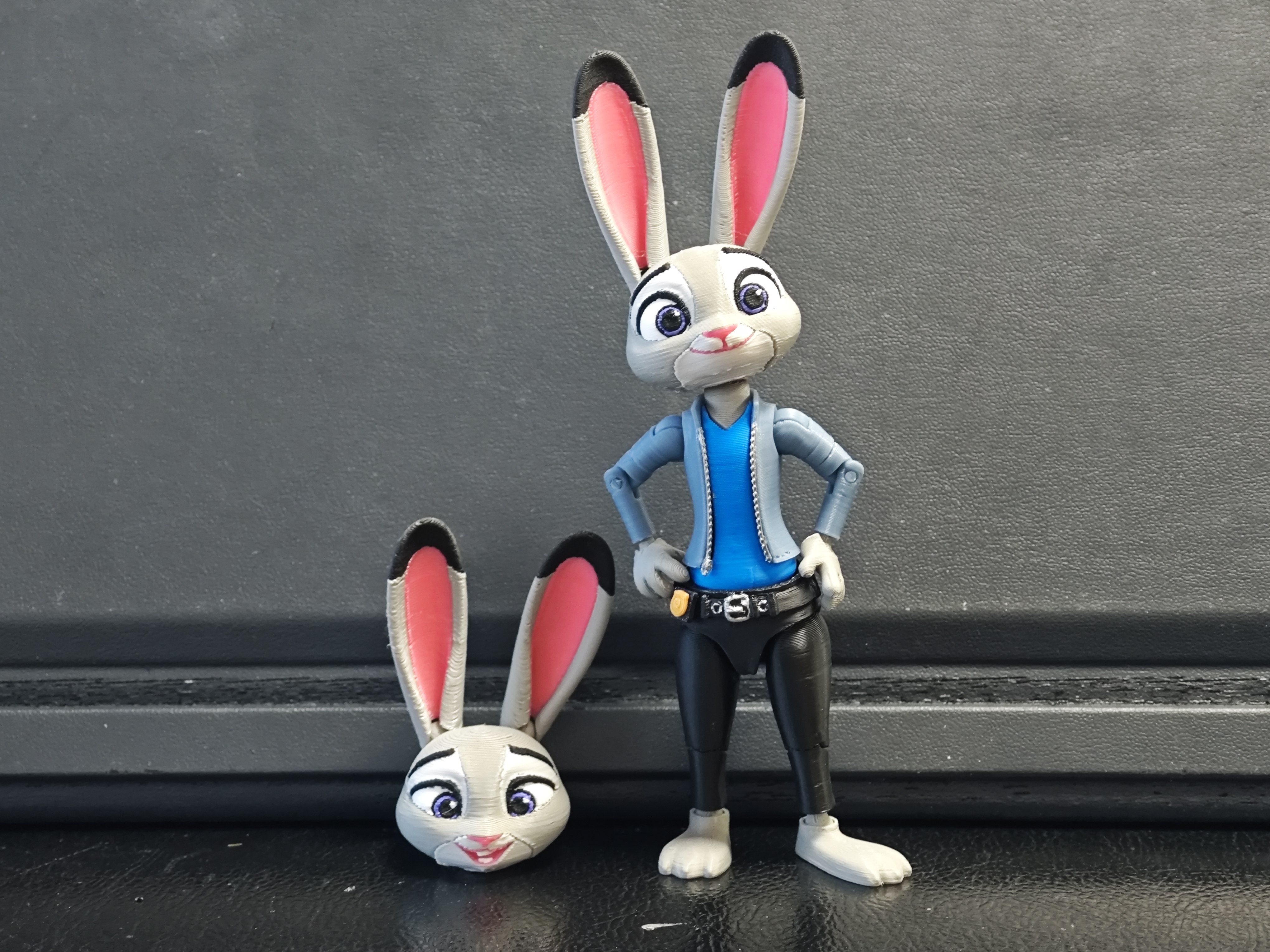3Dプリント ズートピア2 ジュディ・ホップス 関節可動フィギュア