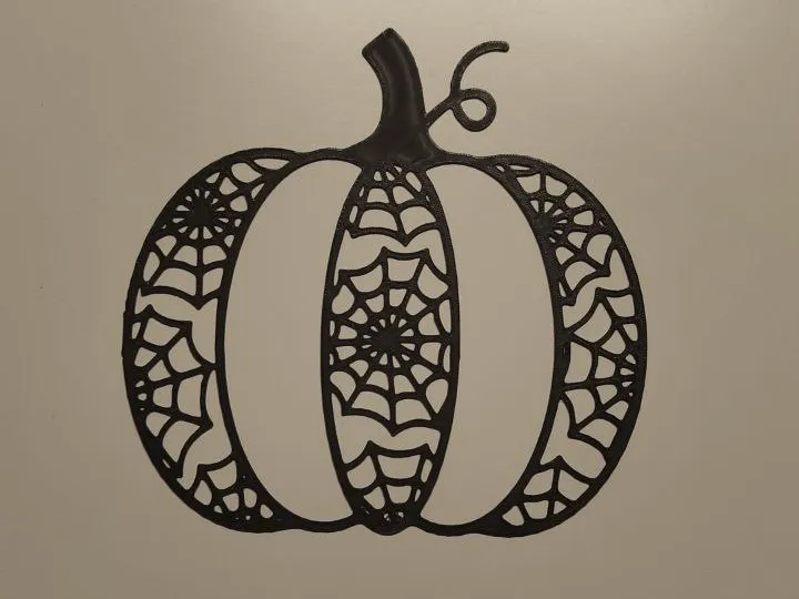 Décoration murale citrouille d'Halloween