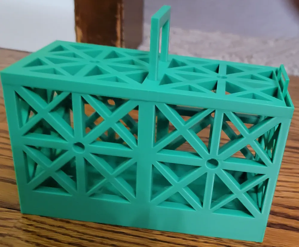 Image showcasing Hamster Carry cage by IronmanIsaac MakerWorld: Download Free 3D Models